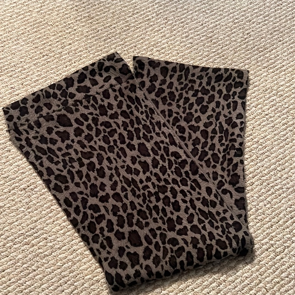 Joan Rivers Leopard Scarf